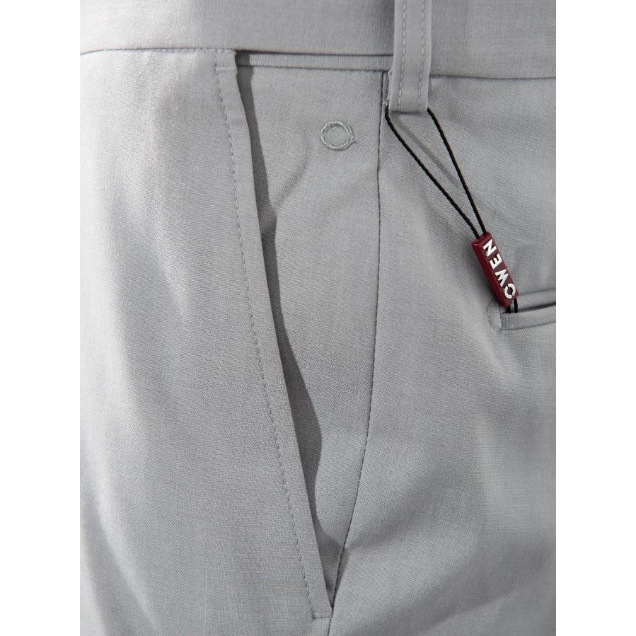 OWEN - Quần âu nam công sở dáng SLIMFIT màu Xám sáng có trợ cạp co dãn mã QST220677