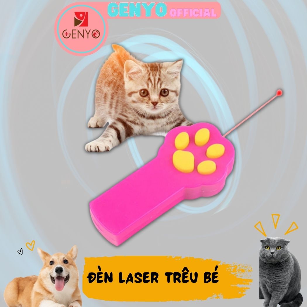Đồ chơi laser hình bàn chân mèo