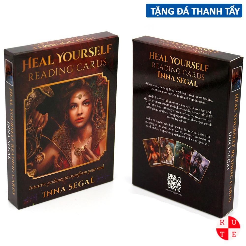 Bài Heal Yourself Reading Cards 36 Lá Bài Tặng Đá Thanh Tẩy