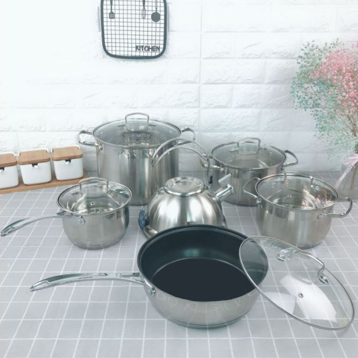 BỘ NỒI CAO CẤP 6 MÓN MẪU MỚI