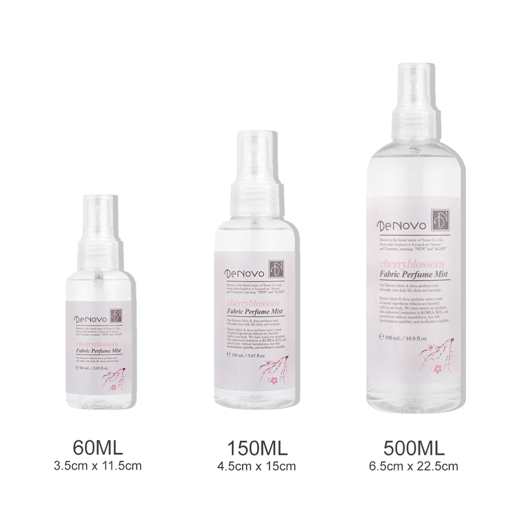Nước hoa xịt thơm vải Hàn Quốc DENOVO hương Cherryblossom 150ml