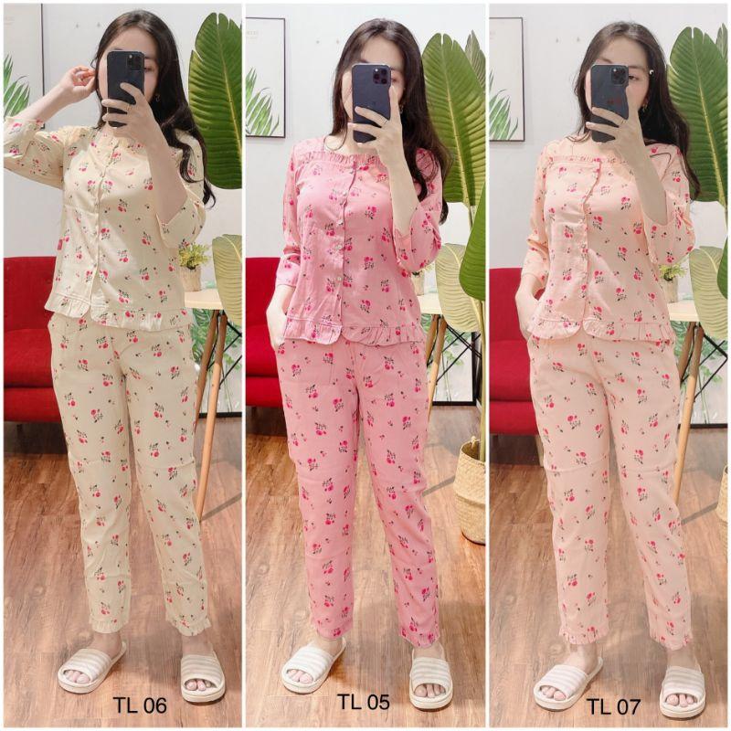 Set pizama đũi lạnh sang đẹp cao cấp