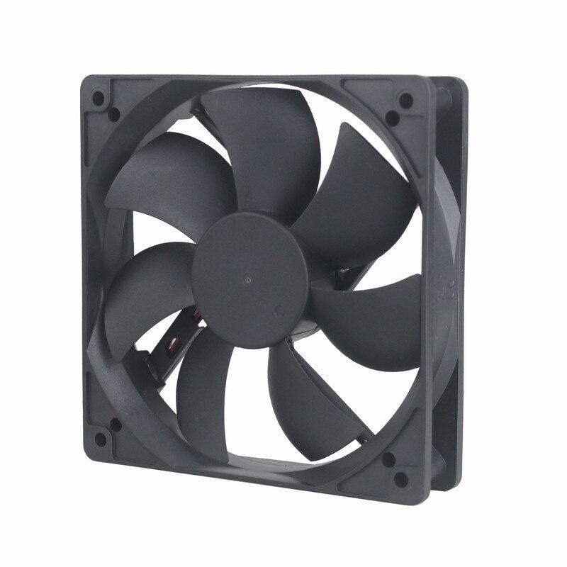 1 Pcs Gdstime 12cm 0.2A DC 5V 2Pin 1500RPM Dual Ball 120mm*120mm*25mm Computer Cooler Motor Cooling Fan 120mm x 25mm 12025B