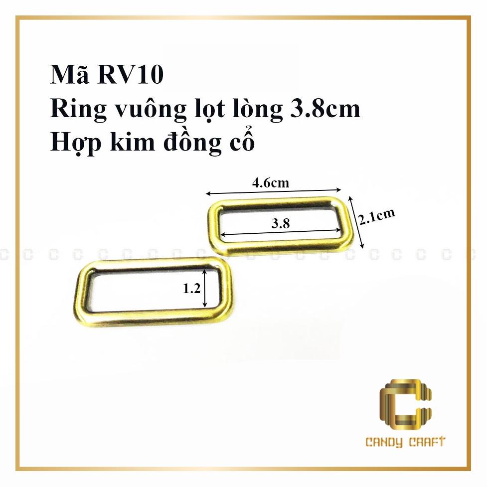 Khoen vuông (chữ nhật) màu đồng cổ