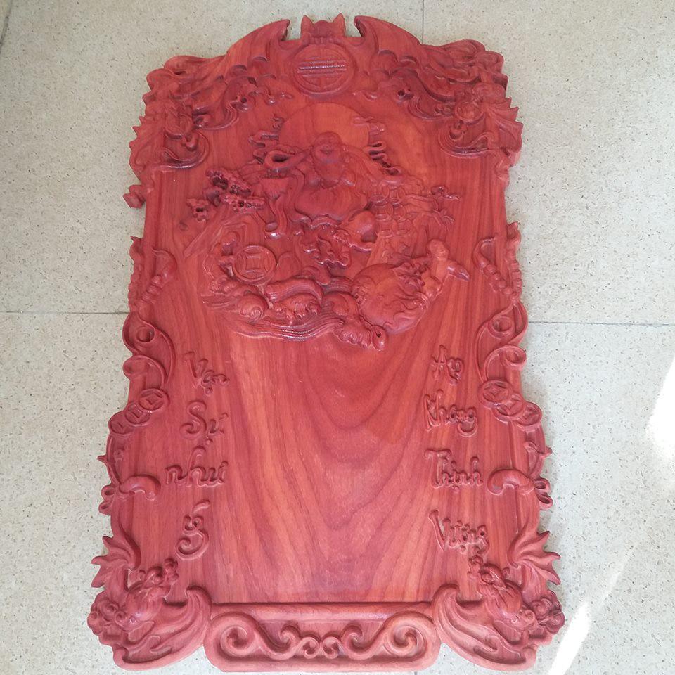 Tranh treo tường -lốc lịch gỗ hương kích thước 68x40x3cm