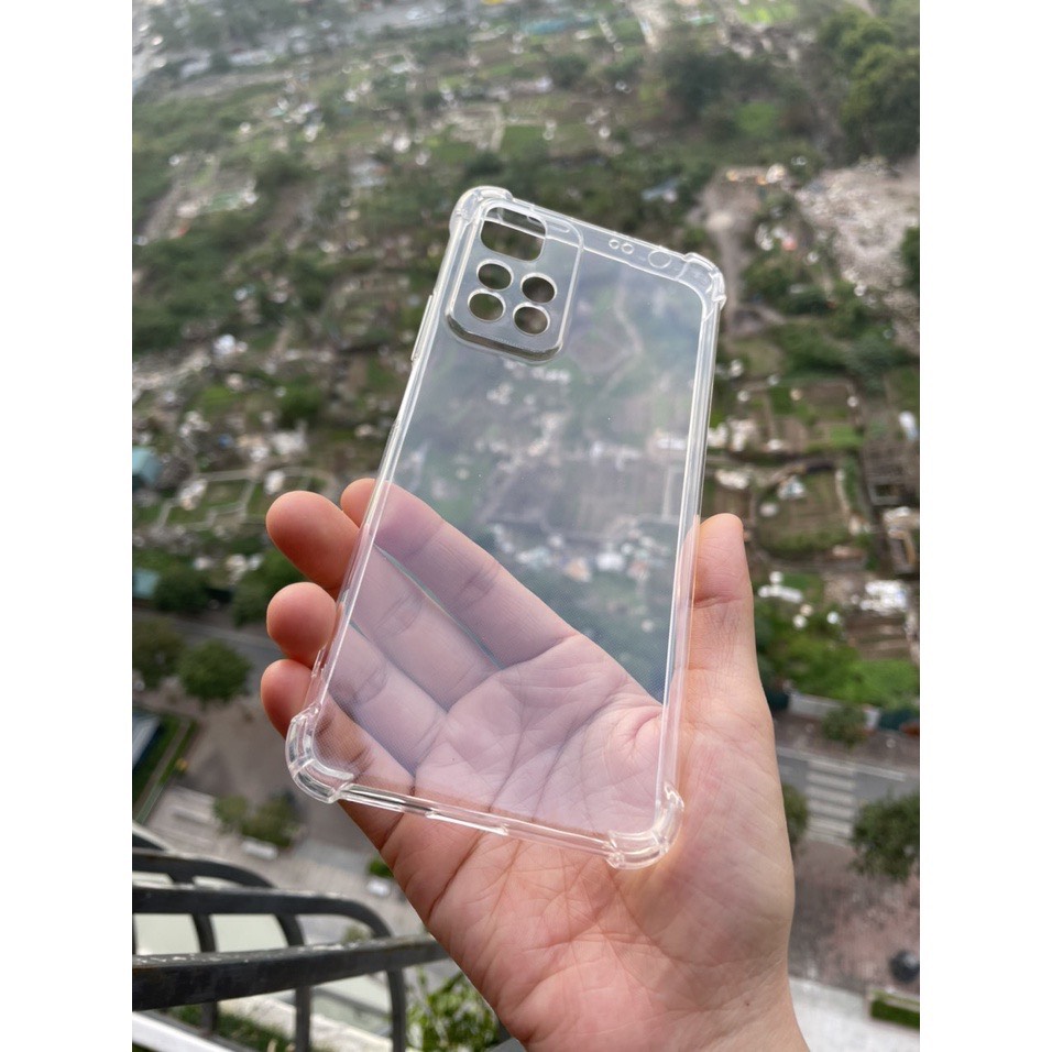 Ốp lưng dẻo cho Xiaomi Redmi 10 chống sốc 4 góc trong suốt , bảo vệ Camera