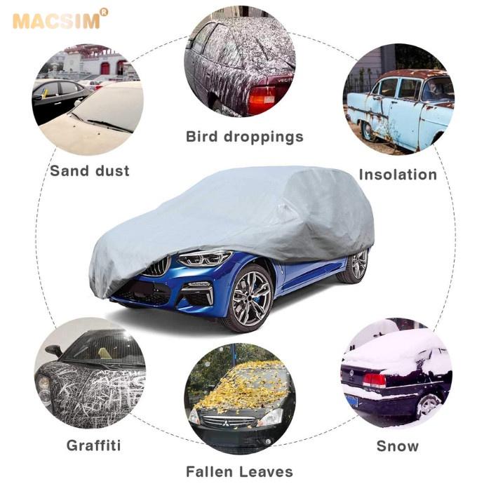 Bạt phủ ô tô chất liệu vải không dệt cao cấp thương hiệu MACSIM dành cho hãng xe Lexus màu ghi - trong nhà, ngoài trời