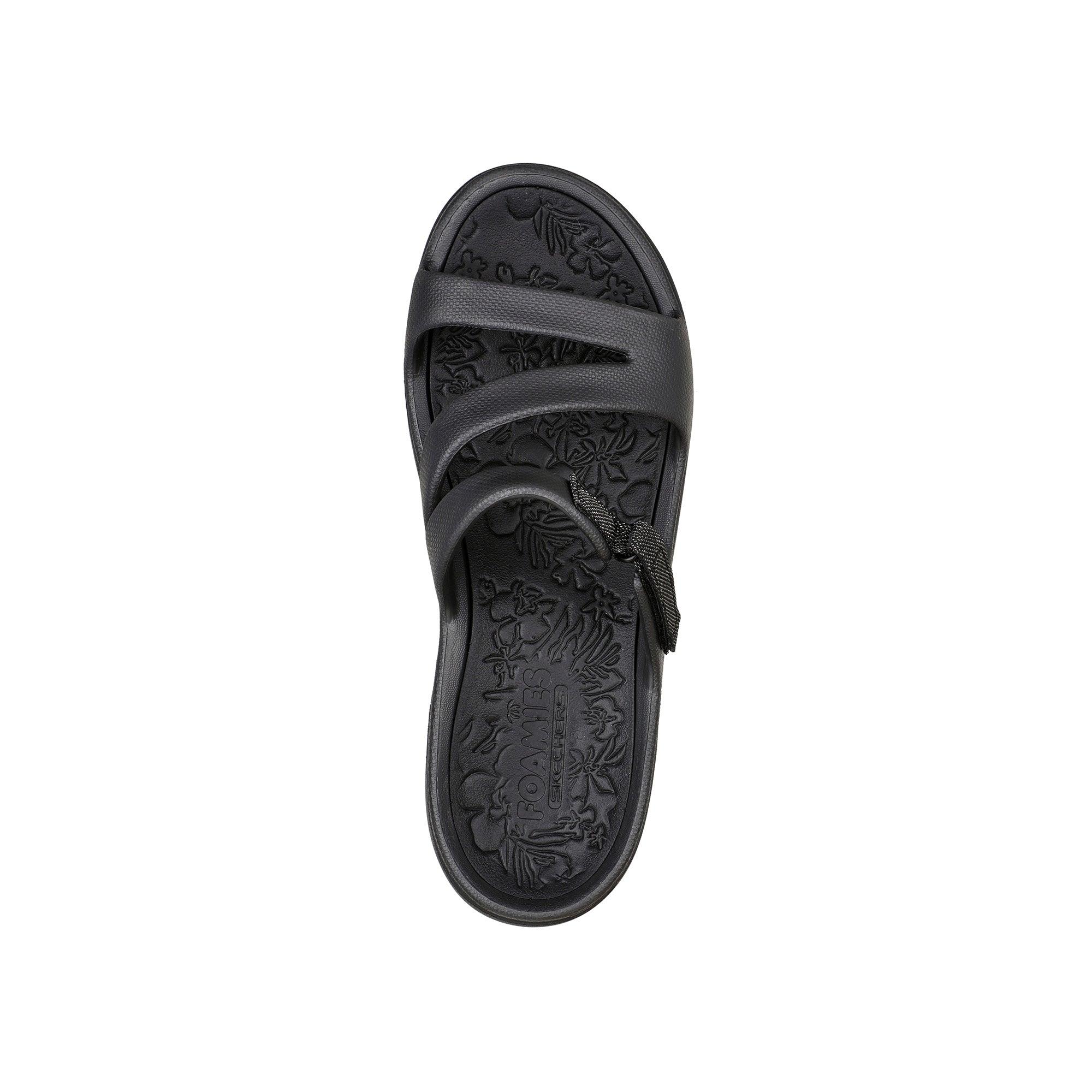 Dép quai ngang nữ Skechers Arch Fit Ascend - 111232-BBK