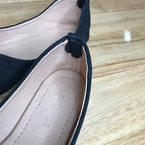 Dép nữ, giày búp bê đế bệt có nơ cực dễ thương, mũi vuông rất sang và xinh