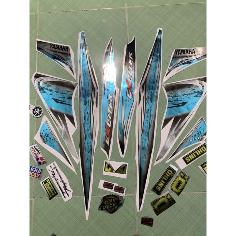 Tem exciter xanh dương crom