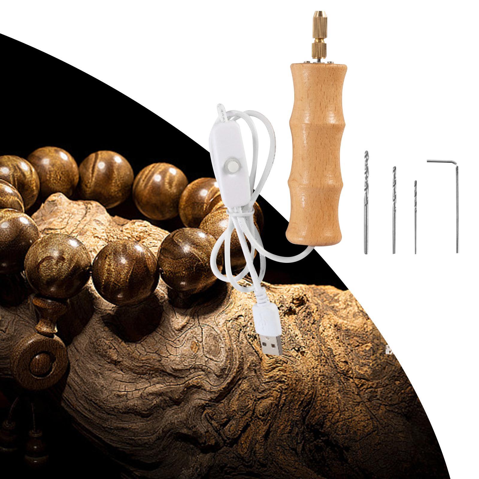 Electric Hand Drill Set Tool Wrench for Keychain Craft Polymer Clay