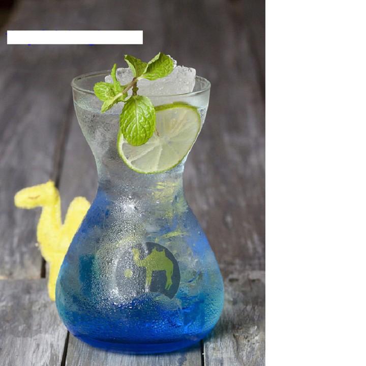 COMBO 5 LY Thủy Tinh Uống Sinh Tố Miệng Loe 350ml