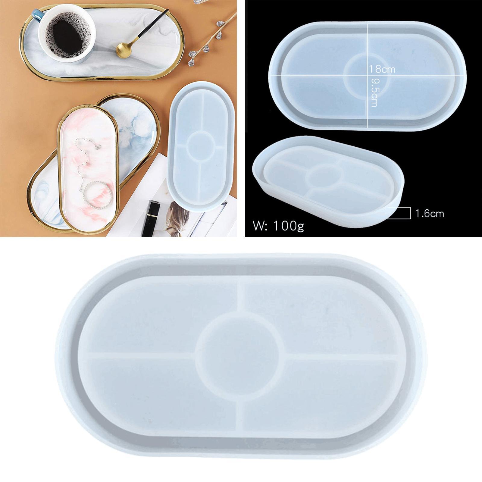 Silicone Coaster Tray Molds Epoxy Resins Rolling Tray Mould