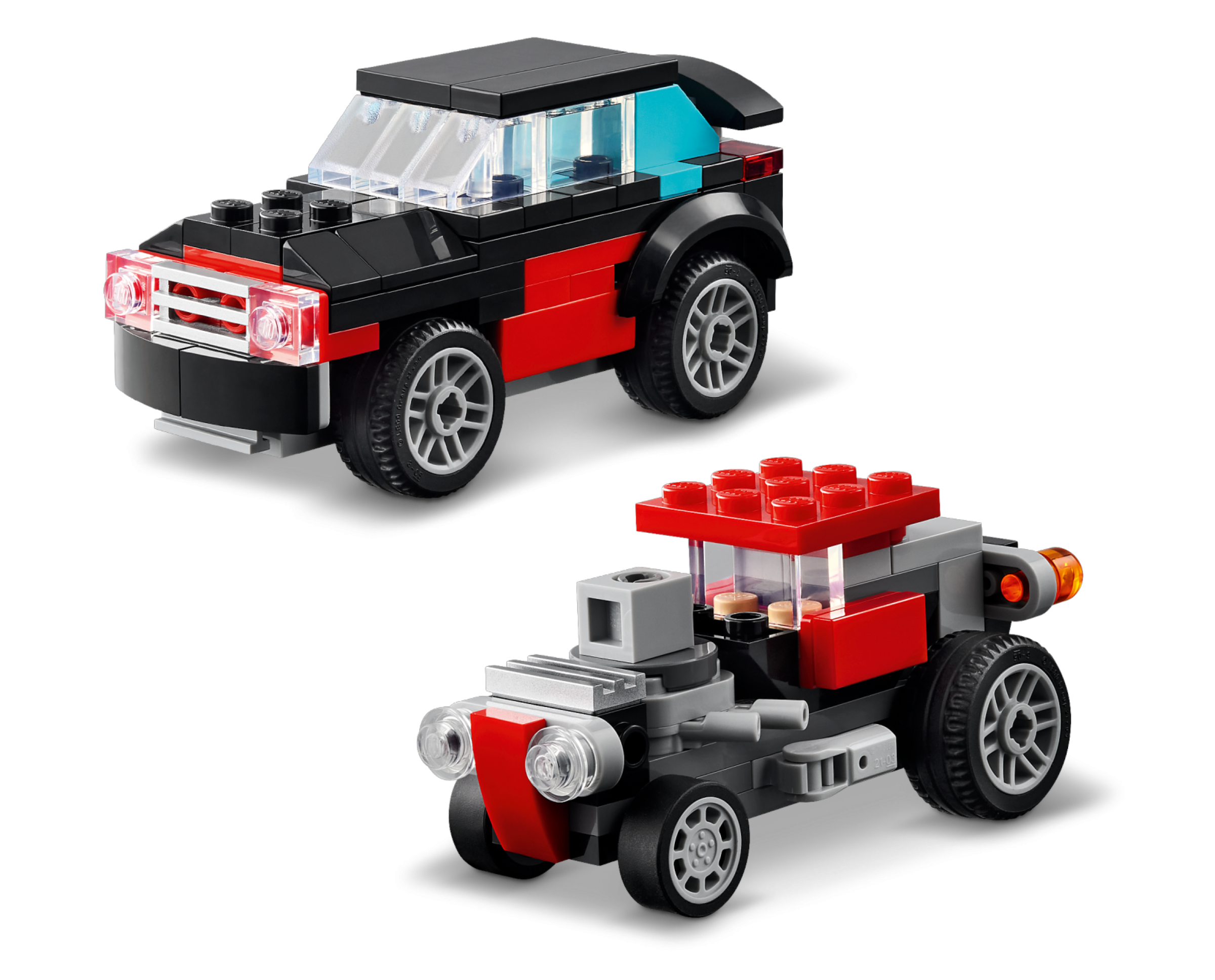Đồ Chơi Lắp Ráp Xe Tải Vận Chuyển Trực Thăng 3 In 1 - Flatbed Truck With Helicopter - Lego Creator 31146 (270 Mảnh Ghép)