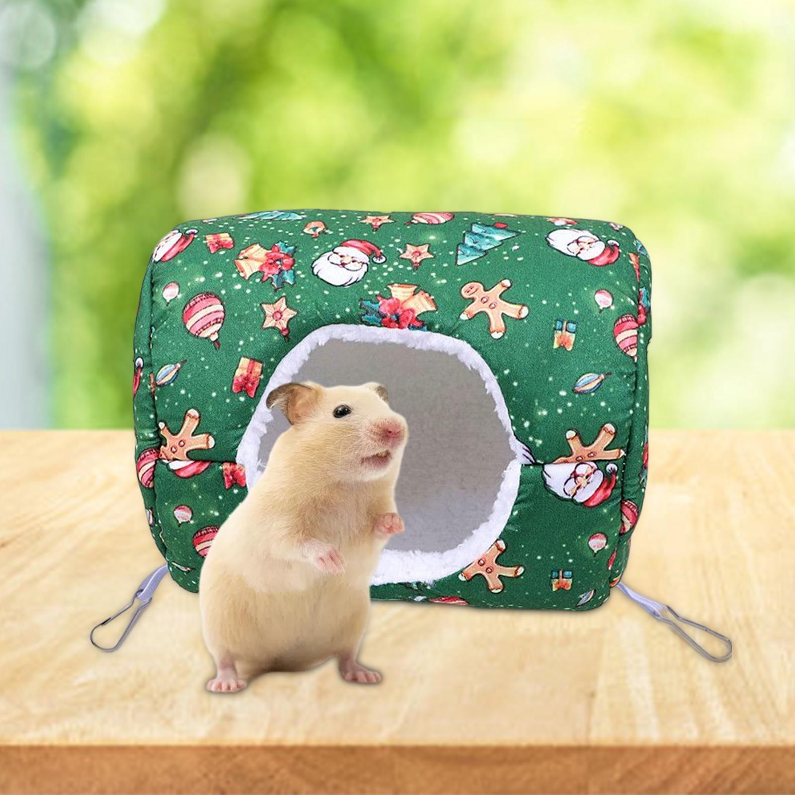 Hamster House Bed Hanging Hammock soft for Rabbit Indoor Winter