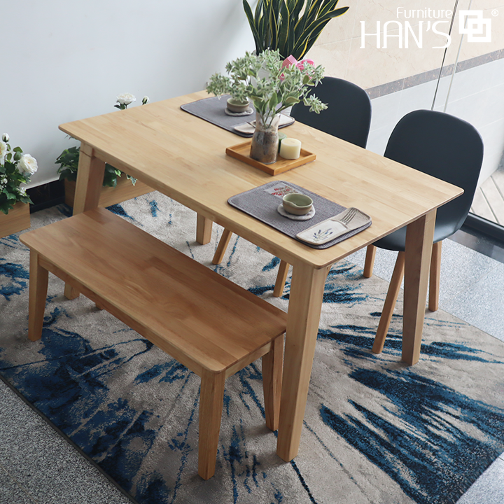 Bộ Bàn Ghế Hàn Quốc MEI 2 Chair Bench (MEIB2C)