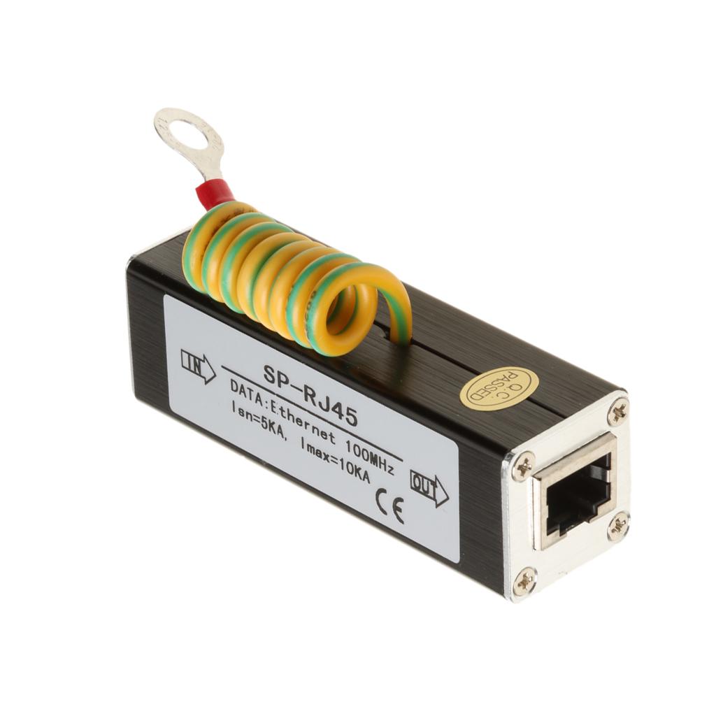 Network Adapter Ethernet LAN Surge Protector Surge Suppressor for Thunder &