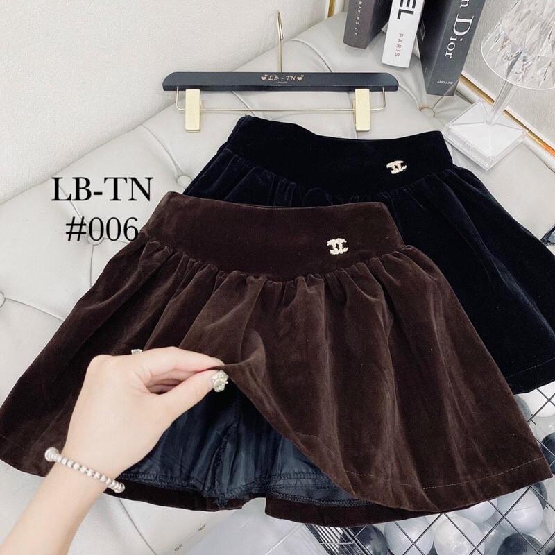 801. CHÂN VÁY NHUNG BASIC SIÊU THANH LỊCH