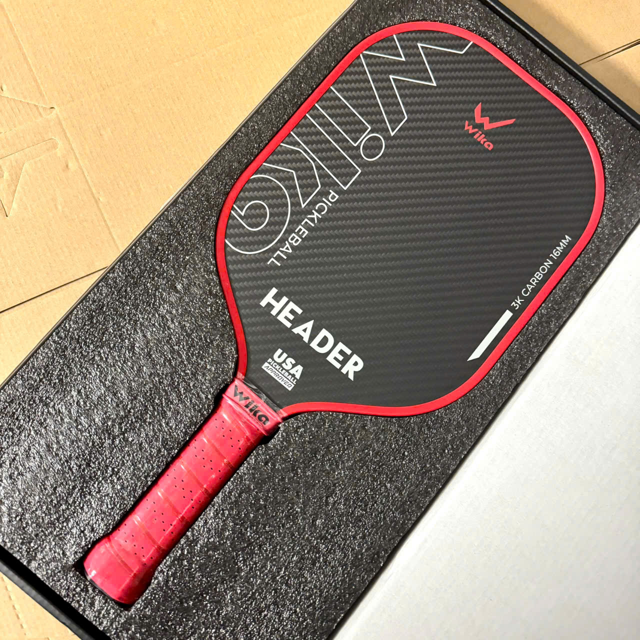Vợt Pickleball Wi-ka Header Cacbon T1000 - Chính hãng