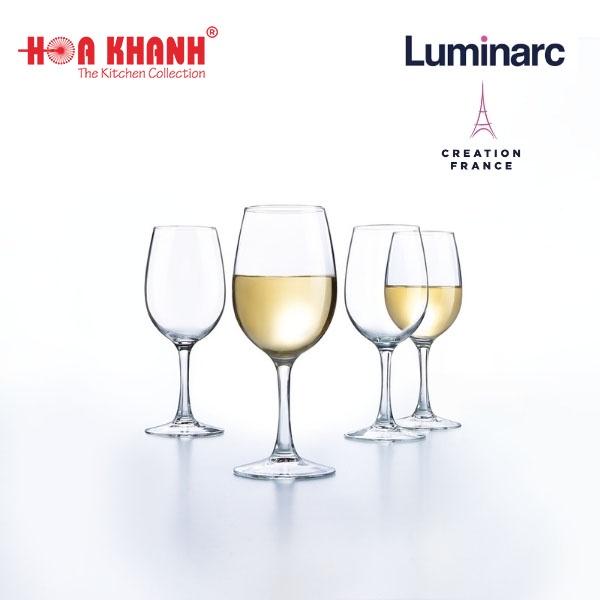 Ly Uống Rượu Vang Thủy Tinh Luminarc World Wine 350ML - 470ML & 580ML - bộ 4 ly - E5979, E5980 & E5981