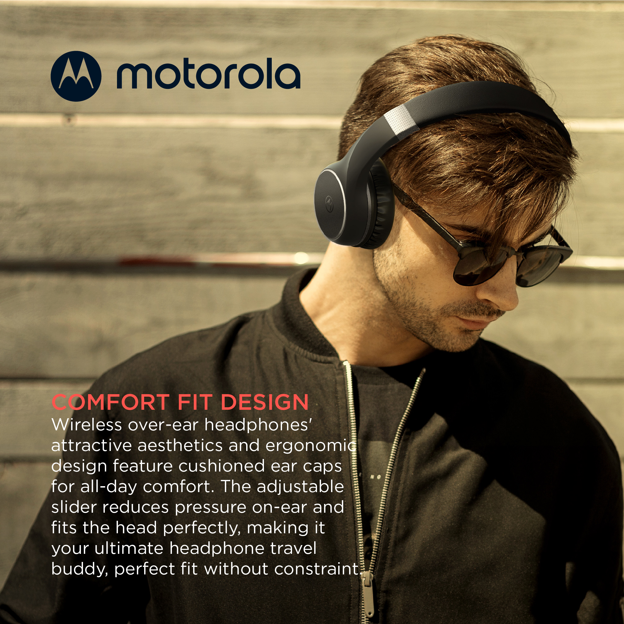 Tai nghe bluetooth chụp tai Motorola MotoXT220 - Hàng chính hãng