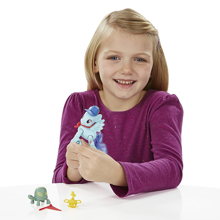 Mô Hình EE - Pony Cầu Vồng My Little Pony B5676/B3602 (Có Thể Cử Động Khớp)