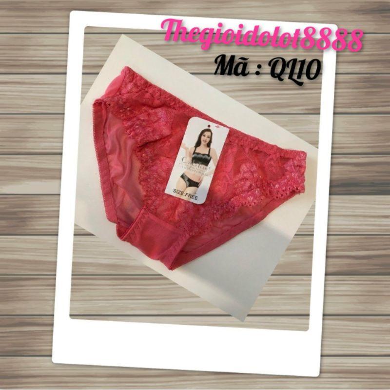 Quần lót ren chất liệu cotton co giãn tốt mã đặt hàng QL10