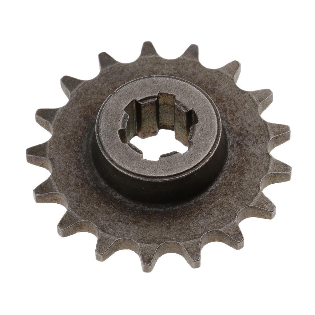 2X 17T 17  Front Chain Engine Sprocket for 49cc Engine Pocket Dirt Bike