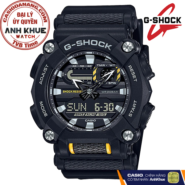 Đồng hồ nam dây nhựa Casio G-Shock chính hãng GA-900-1ADR (49mm)