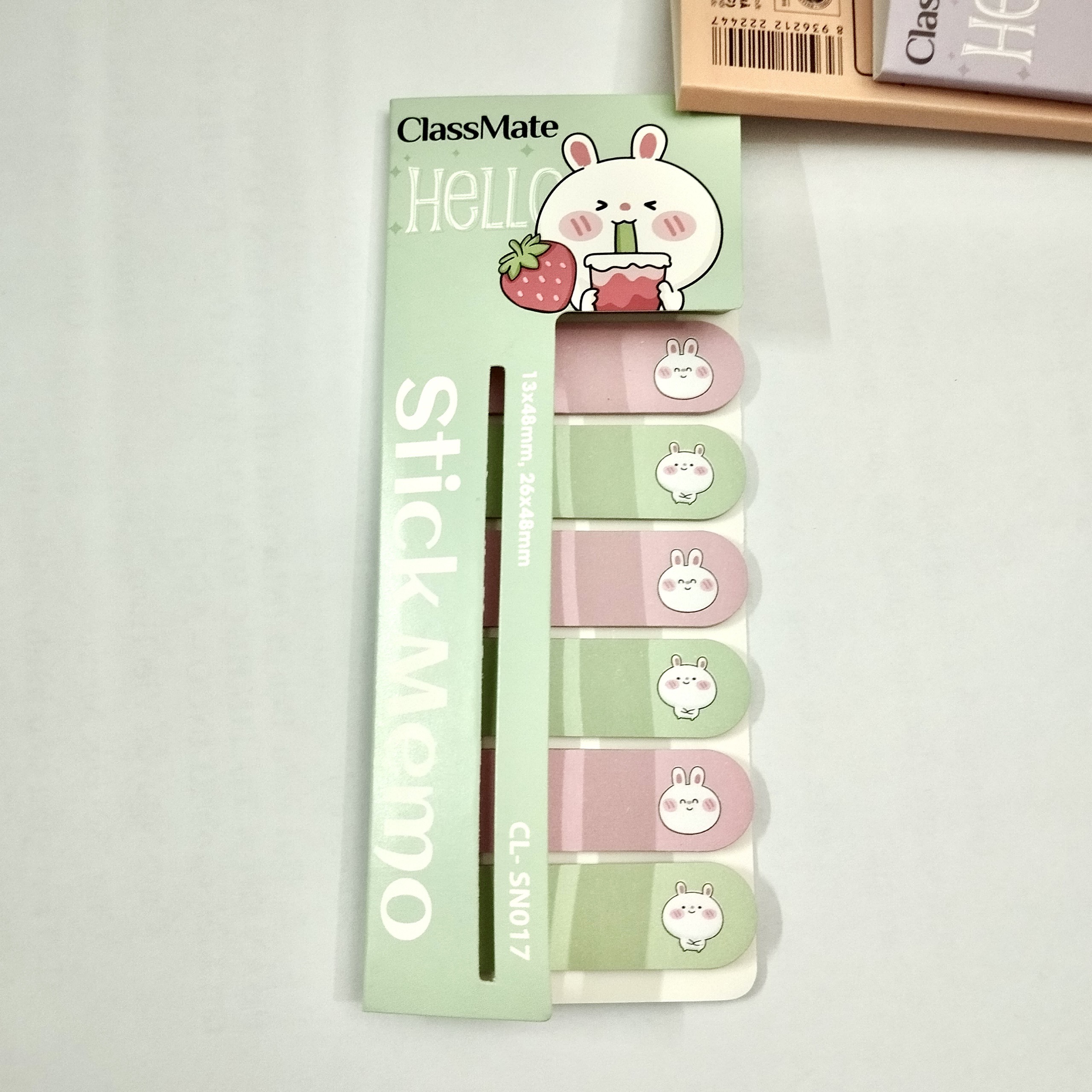 Giấy note ghi chú Classmate Stick Memo CL-SN017 - hình thỏ dễ thương, chia 7 tập/túi