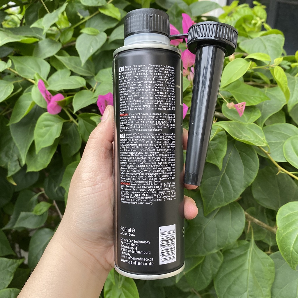 Dung Dịch Bảo Vệ Hệ Thống Phun và Xả Máy Dầu Senfineco 9916 – 300ML Diesel CDI System Cleaner