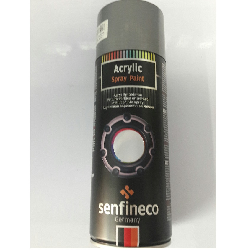 Sơn Mạ Kẽm SENFINECO 4502 (400ml) Paint Acrylic Zinc Galvaniasazion màu xám Hàng Đức Chính Hãng