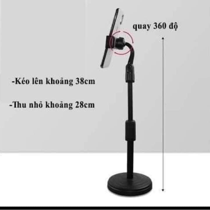 Giá Khung Đỡ Điện Thoại Để Bàn Chụp Hình Ảnh Treo Kẹp Chân Đế Ipad Smartphone Coi Xem Phim Chơi Game Livestream