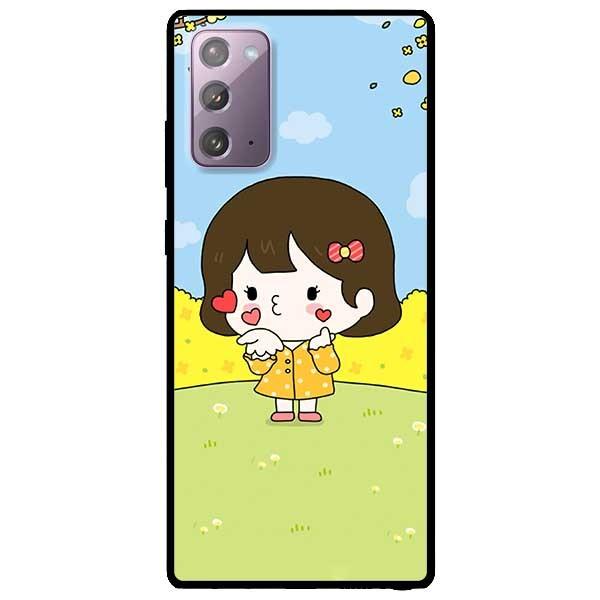 Ốp lưng dành cho Samsung Note 20 - Samsung Note 20 Ultra mẫu Cô Bé Áo Vàng