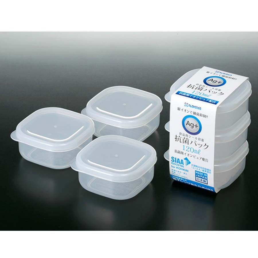 Bộ 3 set 2 hộp đựng thực phẩm từ nhựa PP cao cấp 120mL - Hàng nội địa Nhật
