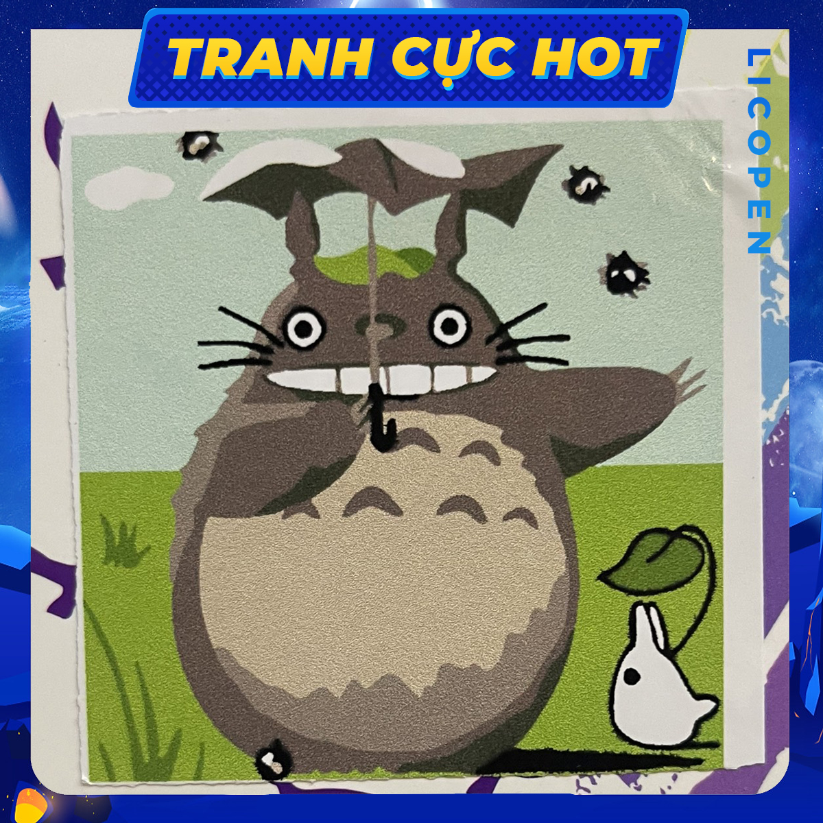 Tranh Tô Màu Trẻ Em - Tranh Totoro - TE12