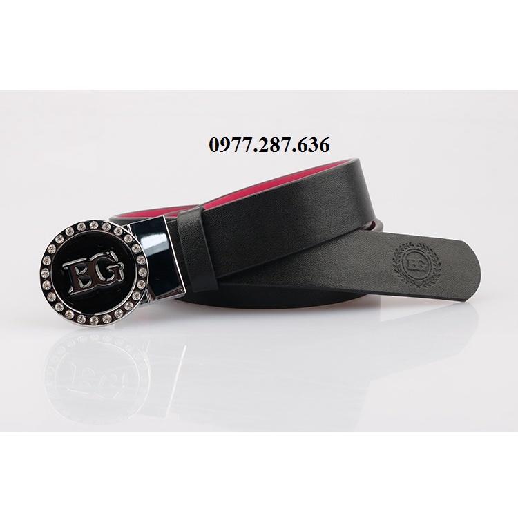 Thắt lưng golf nữ BG dây lưng thời trang thể thao chất da PU cao cấp bản 4x110cm TL037