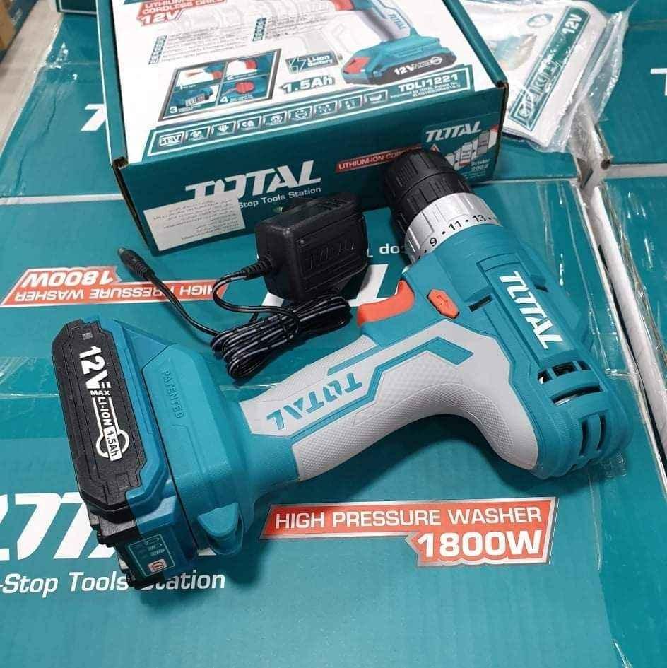 MÁY KHOAN PIN 12V   TOTAL TDLI1221 - HÀNG CHÍNH HÃNG