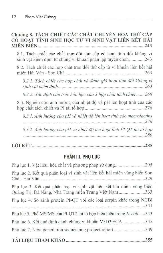 Vi Sinh Vật Liên Kết Hải Miên Biển Miền Trung Việt Nam