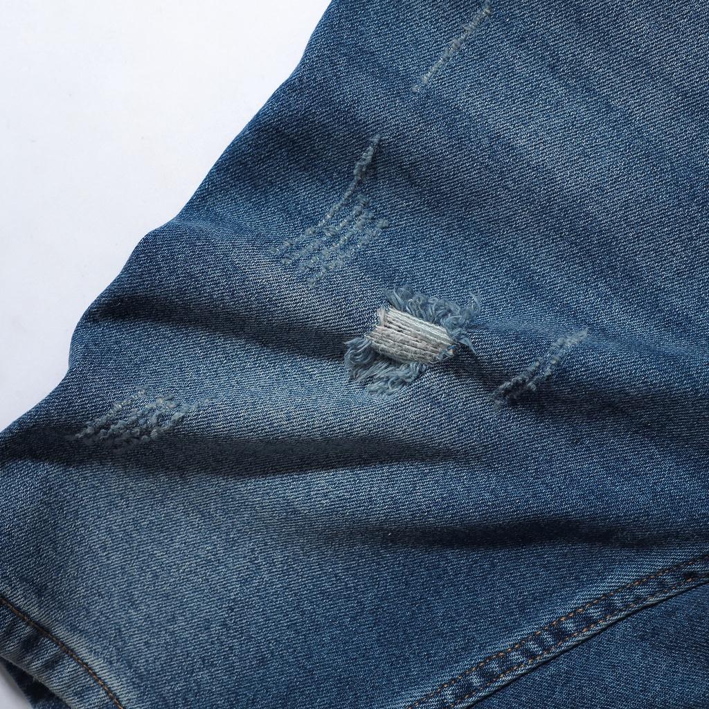 Quần short jeans DF wash rách nhẹ SJDF | LASTORE MENSWEAR