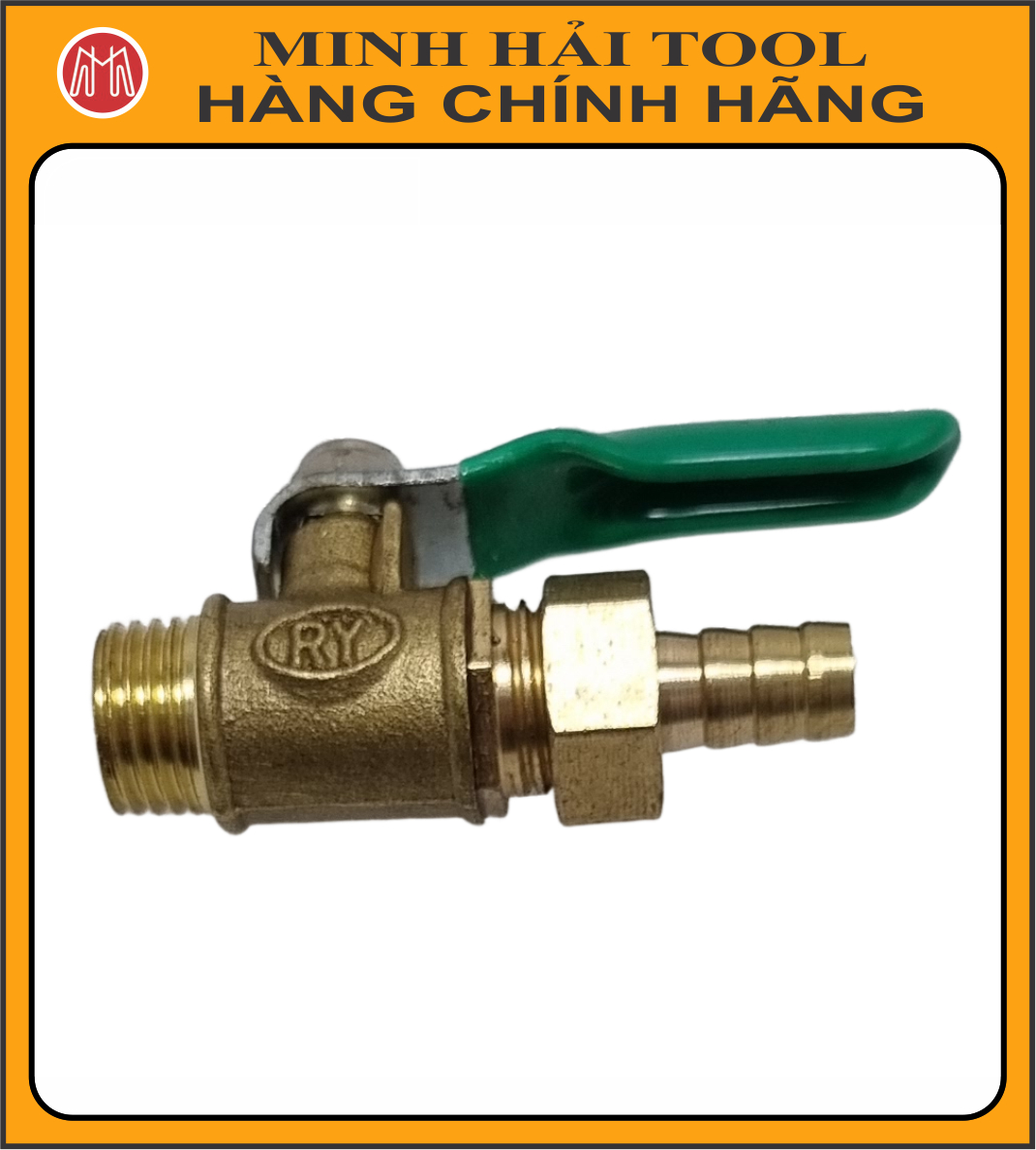 Van bi ¼ inch có đuôi chuột 8mm bằng đồng HVANBI1/4