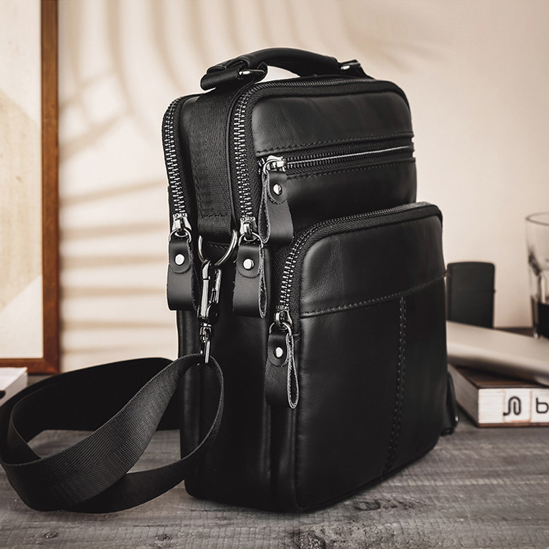 Túi đeo chéo nam DA BÒ THẬT phong cách mới  - BEE GEE TDCN9196