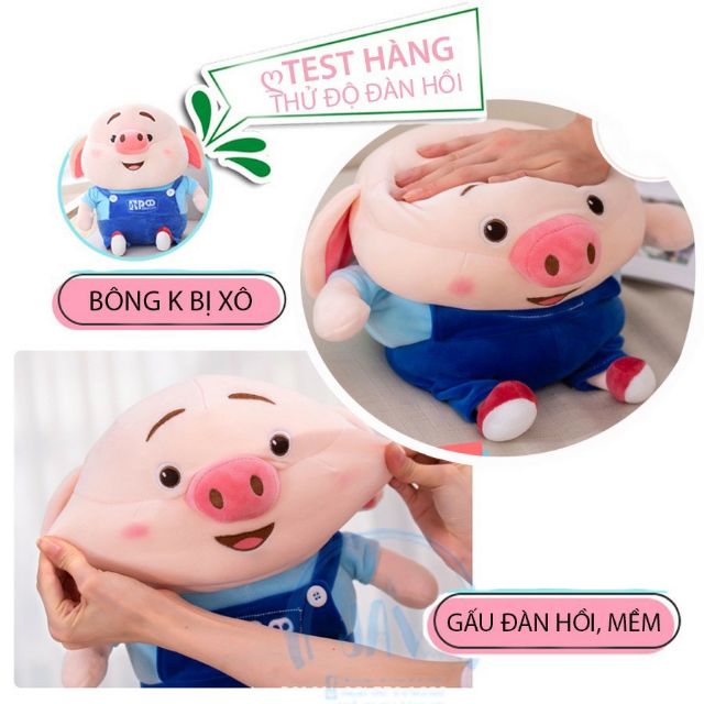 GẤU BÔNG HEO BÔNG ÁO SIÊU DỄ THƯƠNG