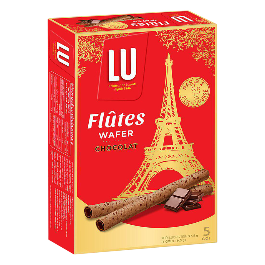 Hình ảnh Bánh Quế Lu Sôcôla (97.5g) Hình ảnh Bánh Quế Lu Sôcôla (97.5g)