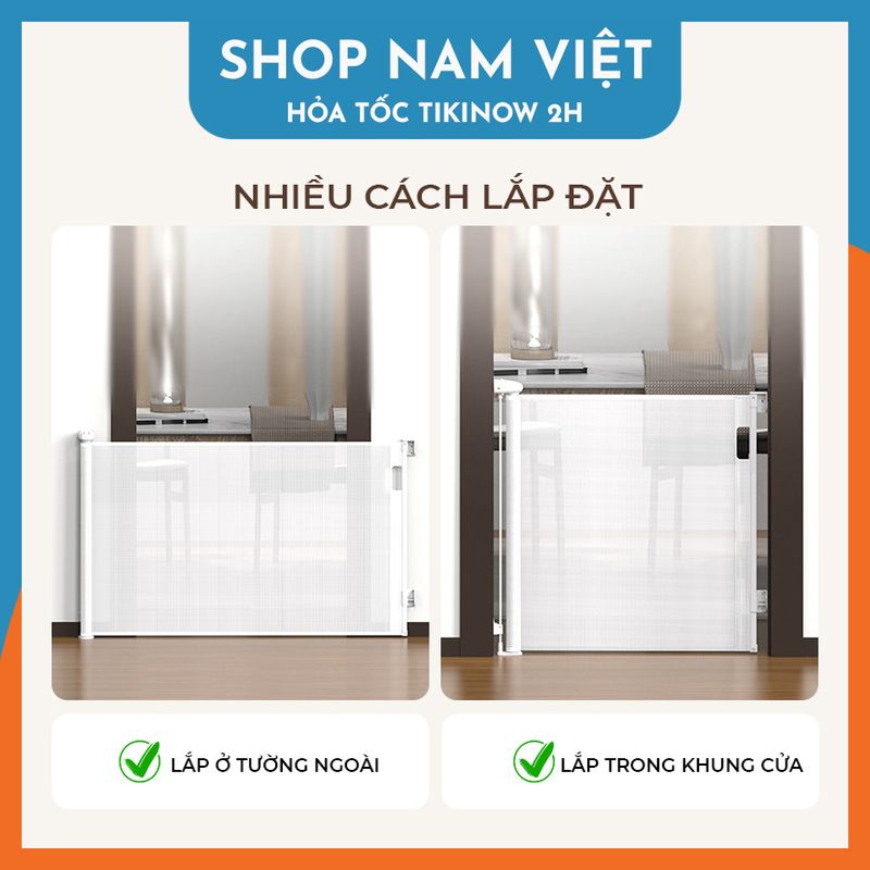 Lưới Chắn Cửa, Chắn Cầu Thang An Toàn Cho Trẻ Em và Thú Cưng