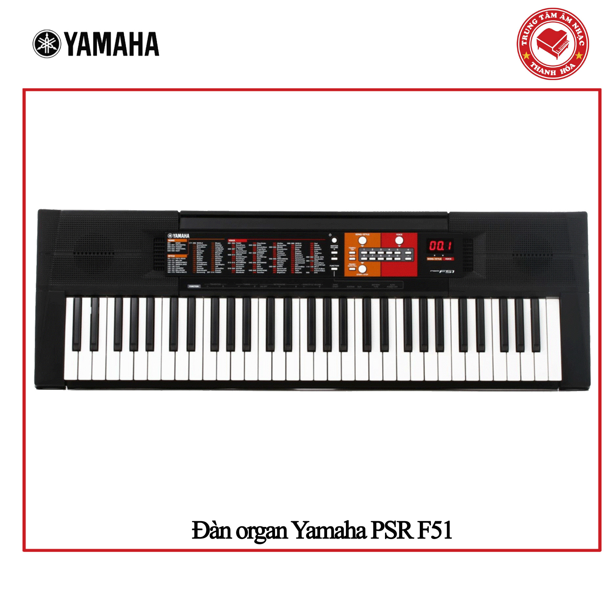 Đàn Organ Yamaha PSR F51 - Keyboard Yamaha F51||Hàng chính hãng