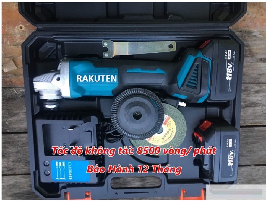 Máy Mài Pin RAKUTEN 118V Không Chổi Than Siêu Khoẻ