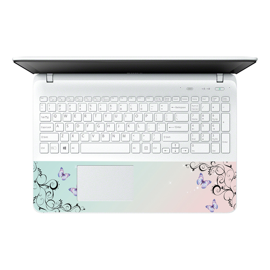 Miếng Dán Decal Dành Cho Laptop Mẫu Hoa Văn LTHV-66