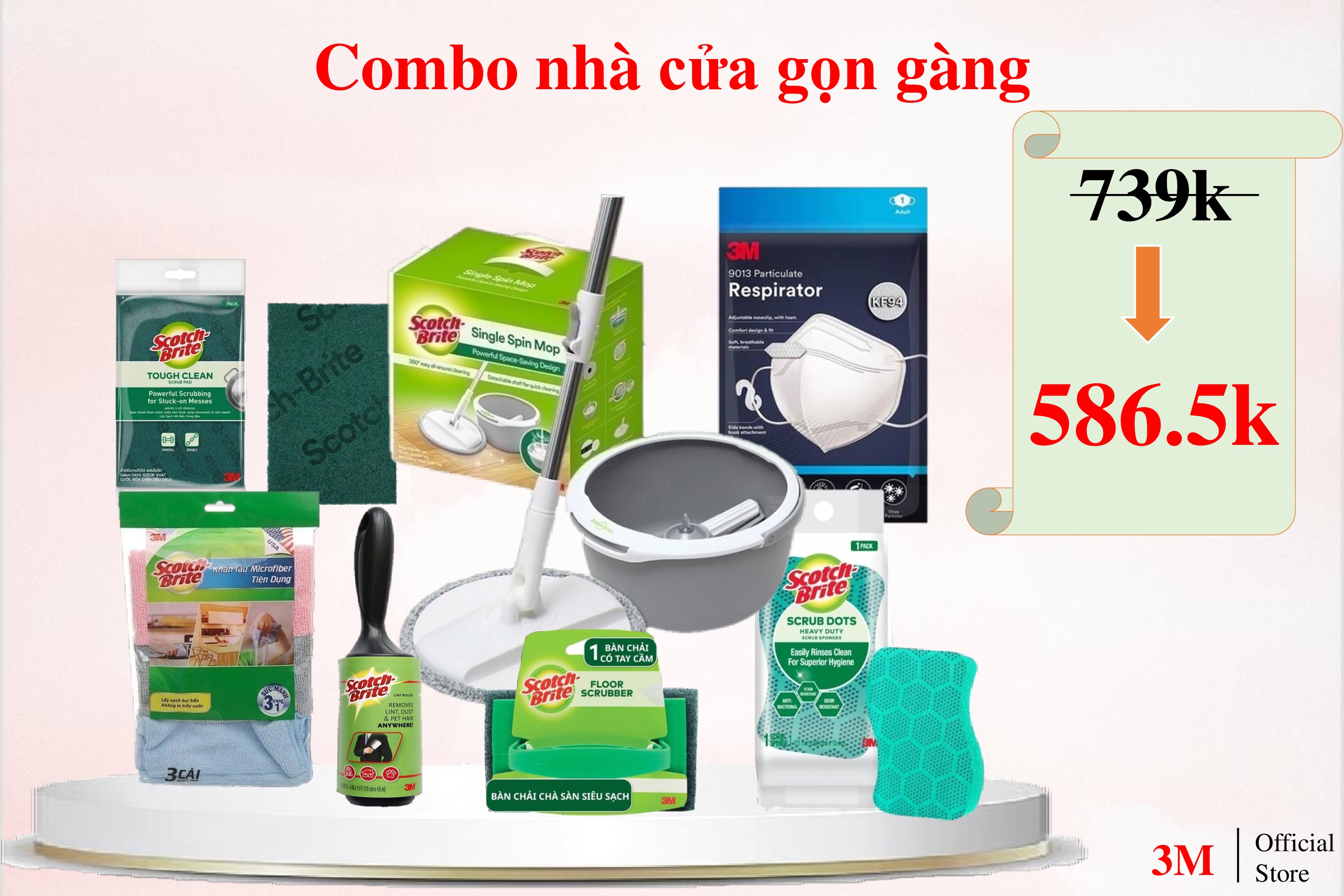 Combo nhà cửa gọn gàng đón Tết