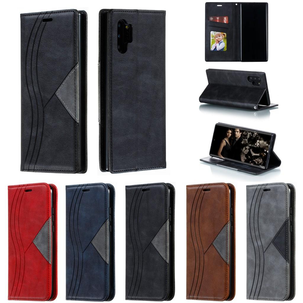 Ốp lưng da ví gập cho Samsung Galaxy Note 20 Ultra Note 10 Plus Note 10 Lite S10 Lite